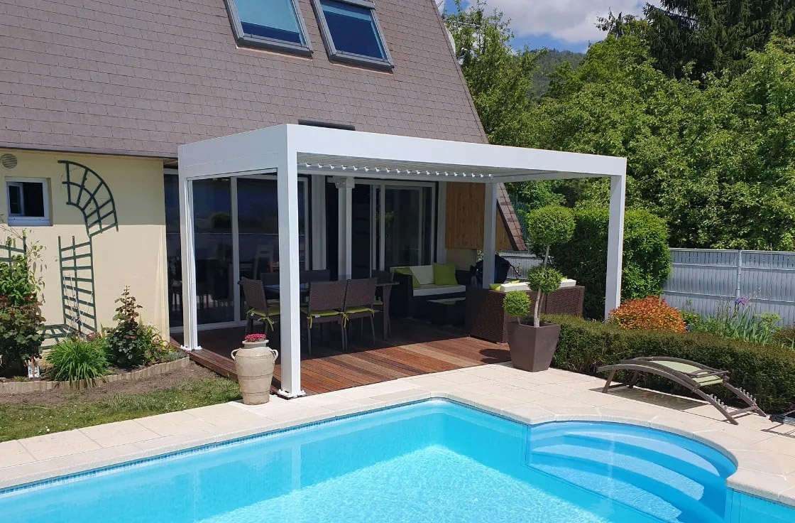 Installation pergola tours
